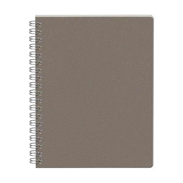 Streamlined and structured. This 9.75" x 7.375" soft PU spiral journal... from ASI 88660 Spector & Co.