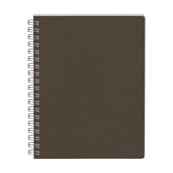 Streamlined and structured. This 9.75" x 7.375" soft PU spiral journal... from ASI 88660 Spector & Co.
