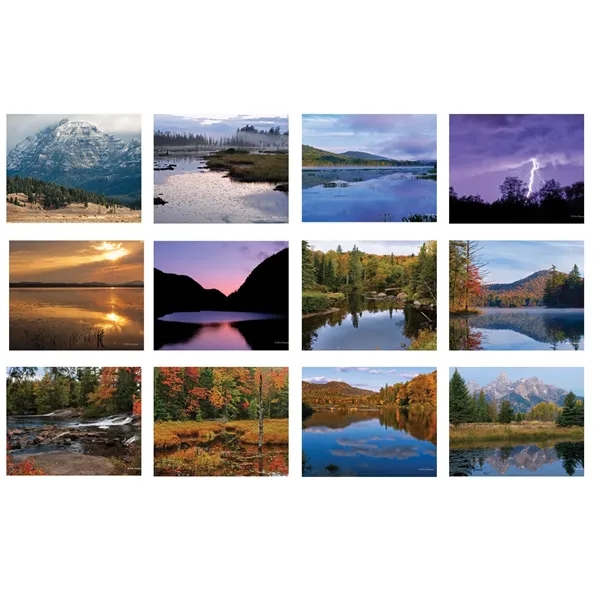 12 month mini tear-off sheet calendar featuring photos of majestic scenery.... from ASI 50873 Drum-Line / Drum-line Inc
