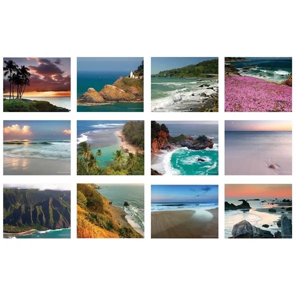 12 month tear-off sheet calendar featuring photos of scenic American coasts.... from ASI 50873 Drum-Line / Drum-line Inc