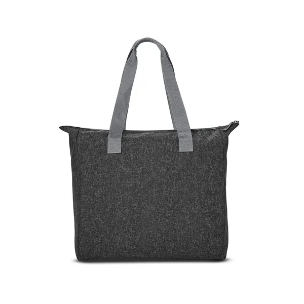 16" x 15.75" tote bag with a zippered main compartment, carry... from ASI 79530 Prime Line