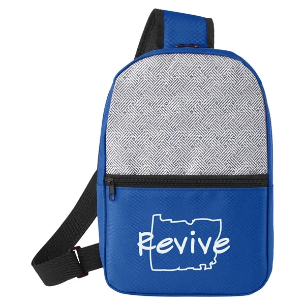 Patchwork Eco Friendly Crossbody Sling Bag... from ASI 79530 Prime Line