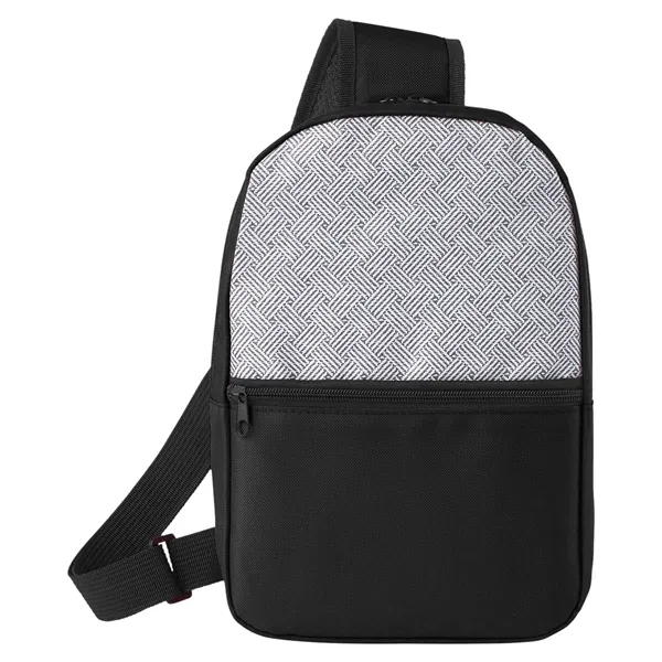 Patchwork Eco Friendly Crossbody Sling Bag... from ASI 79530 Prime Line