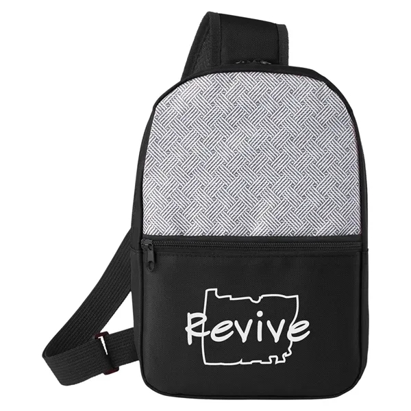 Patchwork Eco Friendly Crossbody Sling Bag... from ASI 79530 Prime Line