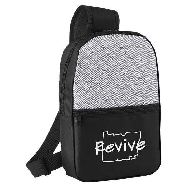 Patchwork Eco Friendly Crossbody Sling Bag... from ASI 79530 Prime Line