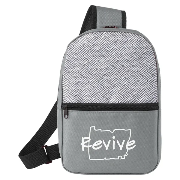 Patchwork Eco Friendly Crossbody Sling Bag... from ASI 79530 Prime Line