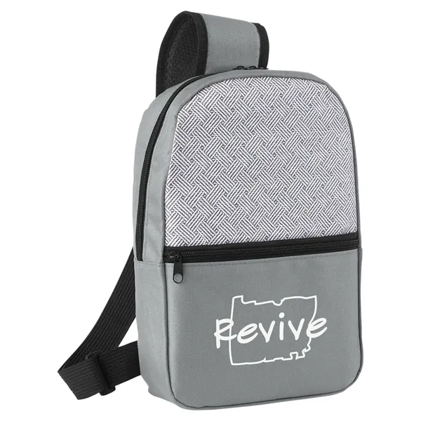 Patchwork Eco Friendly Crossbody Sling Bag... from ASI 79530 Prime Line