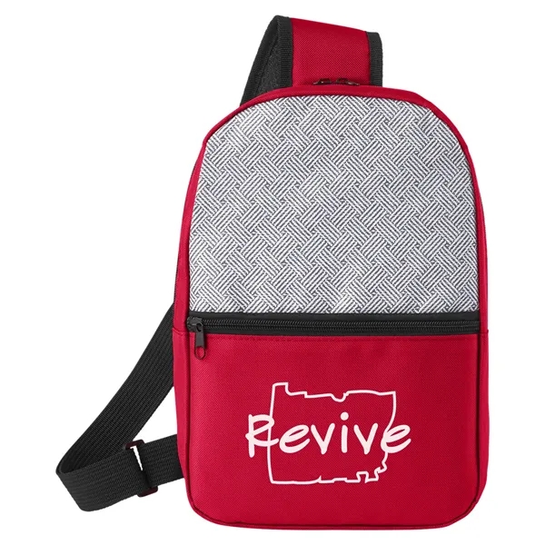 Patchwork Eco Friendly Crossbody Sling Bag... from ASI 79530 Prime Line