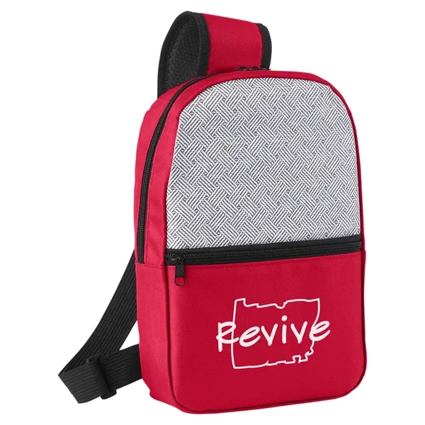 Patchwork Eco Friendly Crossbody Sling Bag... from ASI 79530 Prime Line