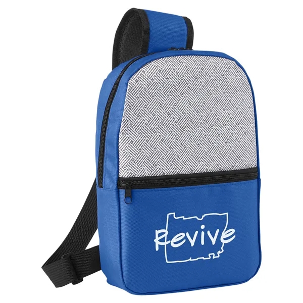 Patchwork Eco Friendly Crossbody Sling Bag... from ASI 79530 Prime Line