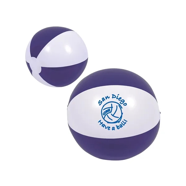 16" two-tone beach ball with white and your choice of classic... from ASI 79530 Prime Line