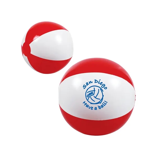 16" two-tone beach ball with white and your choice of classic... from ASI 79530 Prime Line