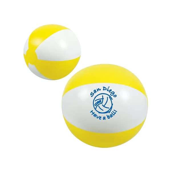 16" two-tone beach ball with white and your choice of classic... from ASI 79530 Prime Line