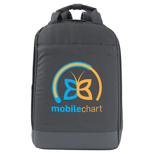 11.8" x 16.9" x 5.1" backpack with a double-zippered main compartment,... from ASI 79530 Prime Line