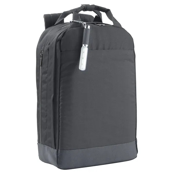 11.8" x 16.9" x 5.1" backpack with a double-zippered main compartment,... from ASI 79530 Prime Line