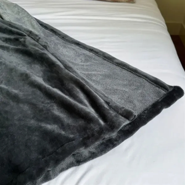 50" x 70" Plush Heathered Velura Throw... from ASI 73520 Neet Feet / Kanata Blanket