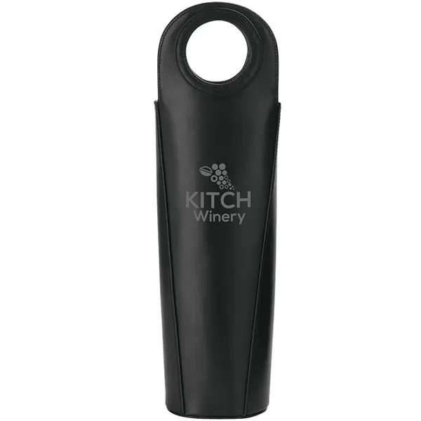 3.62" x 16.62" x 5.12" Gioia I single wine carrier with... from ASI 67866 Logomark/Valumark