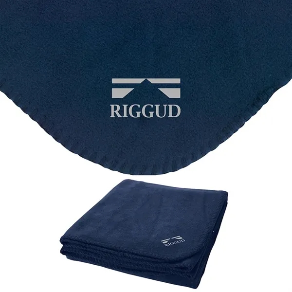 0.19" x 60" x 50" blanket made with anti-pilling fleece with... from ASI 67866 Logomark/Valumark