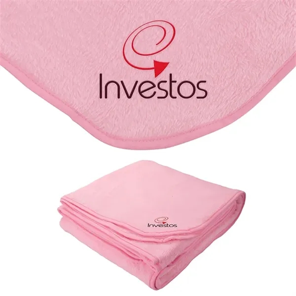 0.19" x 60" x 50" micro-plush blanket; made with extra-soft micro-plush... from ASI 67866 Logomark/Valumark