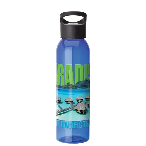 22 oz. BPA-free plastic water bottle with twist-off carry handle lid.... from ASI 67866 Logomark/Valumark / Valumark™