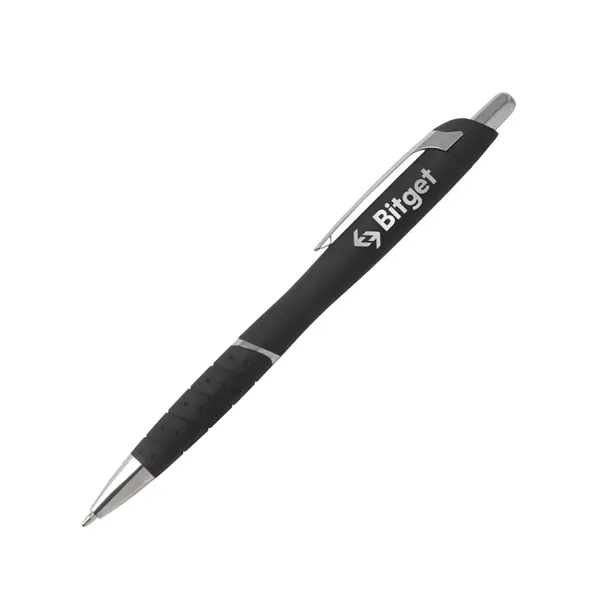 Script Plunge-Action Aluminum Ballpoint Pen... from ASI 67866 Logomark/Valumark