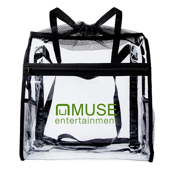 Ramsey Clear Drawstring Backpack... from ASI 67866 Logomark/Valumark