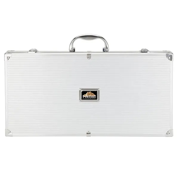 Central Park 18 Piece Steel BBQ Set... from ASI 67866 Logomark/Valumark