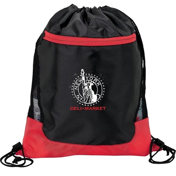 0.19" x 17.75" x 14" Clermont sport bag with front pocket... from ASI 67866 Logomark/Valumark / Valumark™