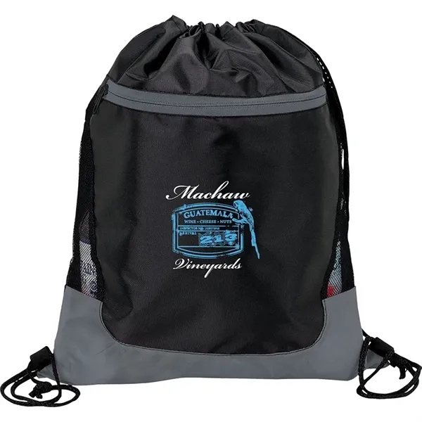 0.19" x 17.75" x 14" Clermont sport bag with front pocket... from ASI 67866 Logomark/Valumark / Valumark™