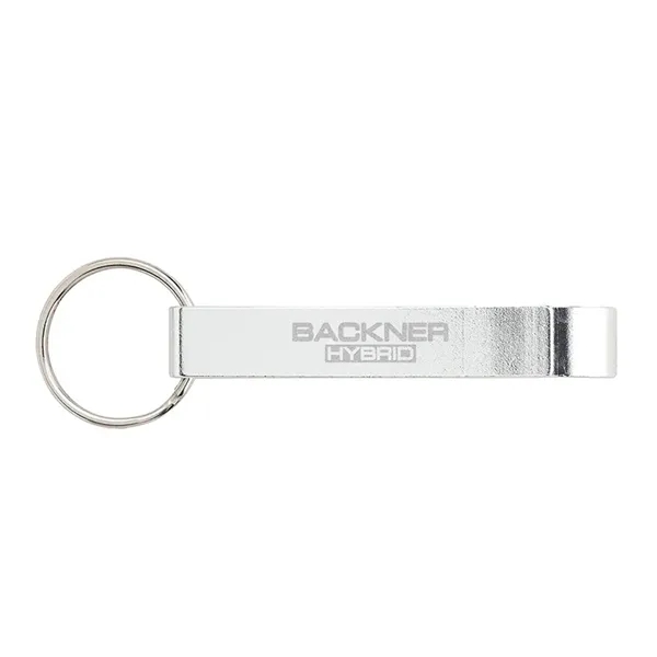 0.56" x 3.25" x 0.44" bottle opener keyring with can tab... from ASI 67866 Logomark/Valumark / Valumark™