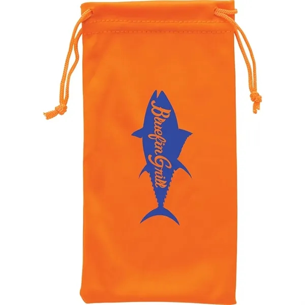0.12" x 7" x 3.38" Vanda microfiber drawstring pouch.... from ASI 67866 Logomark/Valumark / Valumark™