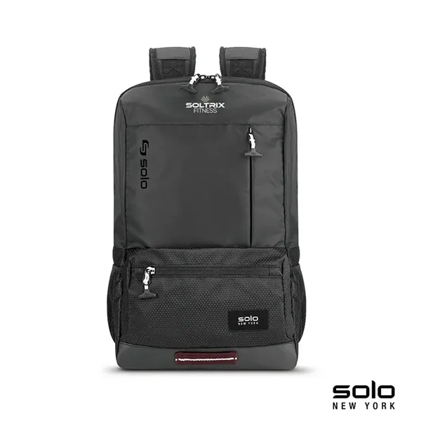 5.62" x 18.19" x 10.75" Solo Draft backpack with pocket for... from ASI 67866 Logomark/Valumark
