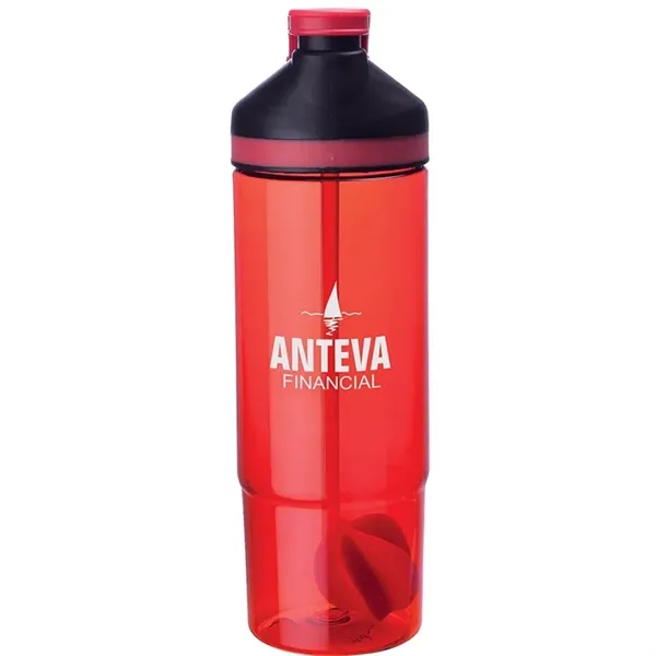 27 oz. Tritan shaker bottle; includes chug and sipper lid, straw,... from ASI 67866 Logomark/Valumark