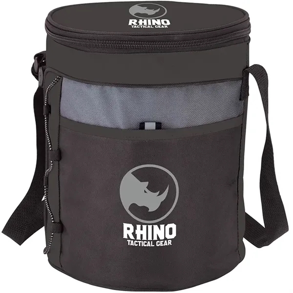 12-can barrel cooler bag with PEVA lining; includes 1" x 43"... from ASI 67866 Logomark/Valumark / Valumark™