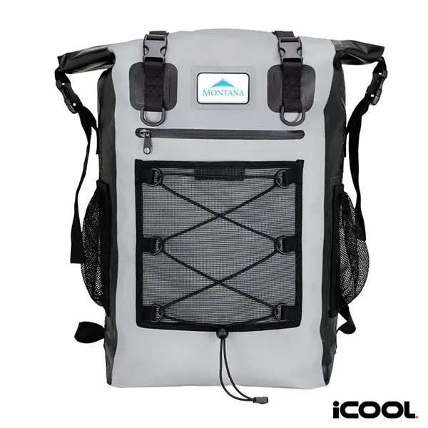 Waterproof cooler backpack; 42-qt capacity with removable 30-can PEVA-lined cooler.... from ASI 67866 Logomark/Valumark