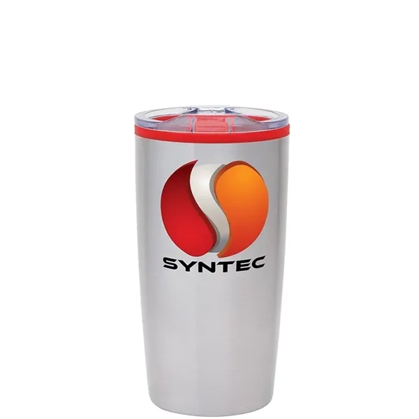 3.44" x 6.88" x 3.69" Outback 20-ounce double-wall stainless steel tumbler... from ASI 67866 Logomark/Valumark / Valumark™