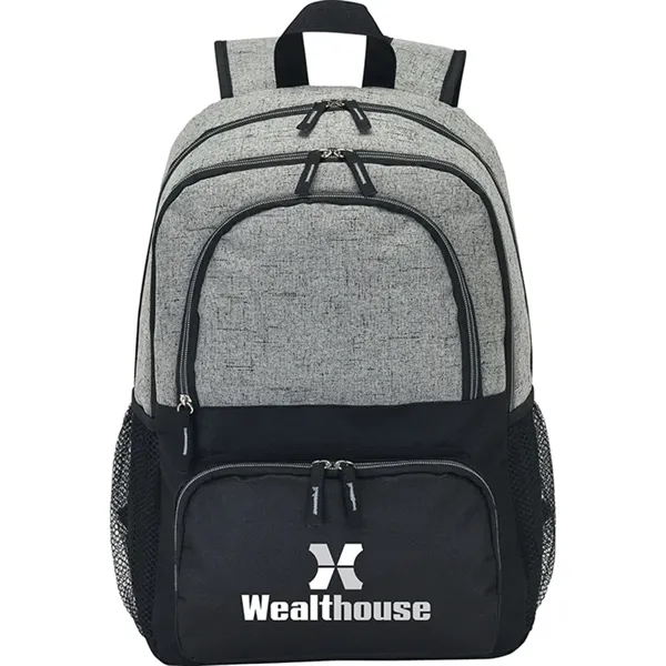 5.75" x 17.25" x 13" Alabama laptop backpack; includes wide gusseted... from ASI 67866 Logomark/Valumark