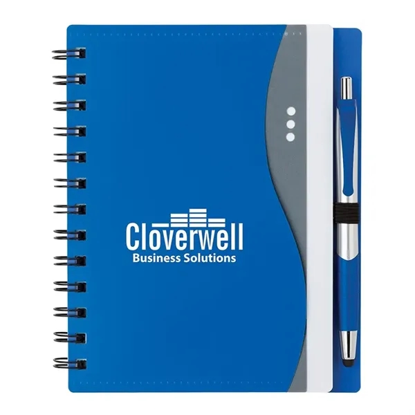 Bellevue Junior Notebook w/Stylus Pen... from ASI 67866 Logomark/Valumark