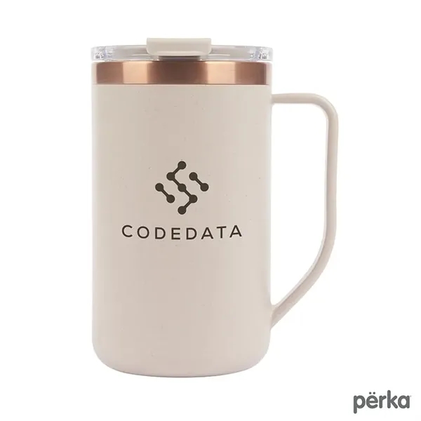 Perka® Guji 15 oz. Recycled Steel and Coffee Grounds Mug... from ASI 67866 Logomark/Valumark