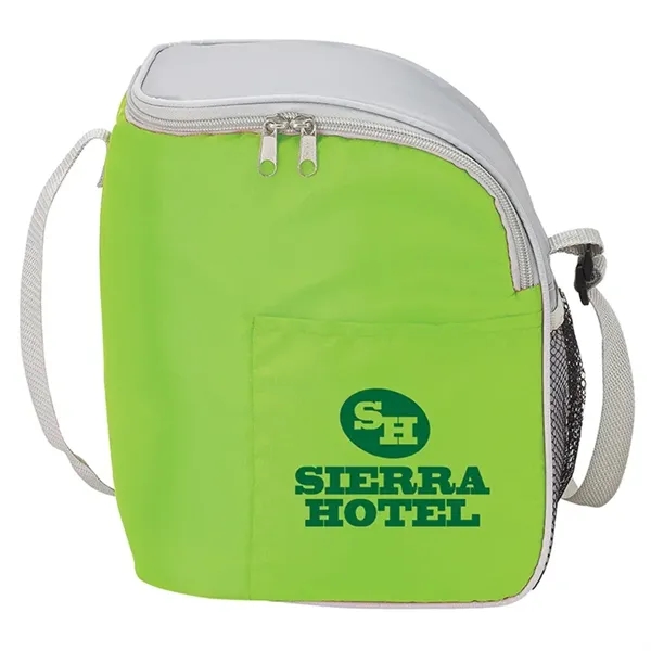 12-can cooler with PEVA lining; includes 1" x 35" adjustable shoulder... from ASI 67866 Logomark/Valumark