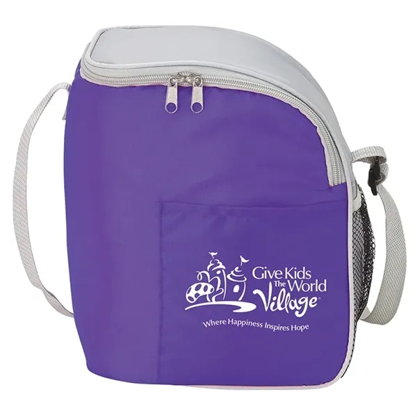 12-can cooler with PEVA lining; includes 1" x 35" adjustable shoulder... from ASI 67866 Logomark/Valumark