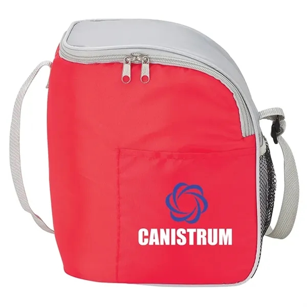 12-can cooler with PEVA lining; includes 1" x 35" adjustable shoulder... from ASI 67866 Logomark/Valumark