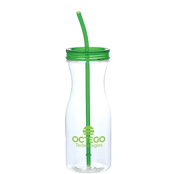 3.5" x 9" x 3.5" carafe-style Tritan™ single-walled tumbler with AS... from ASI 67866 Logomark/Valumark / Valumark™