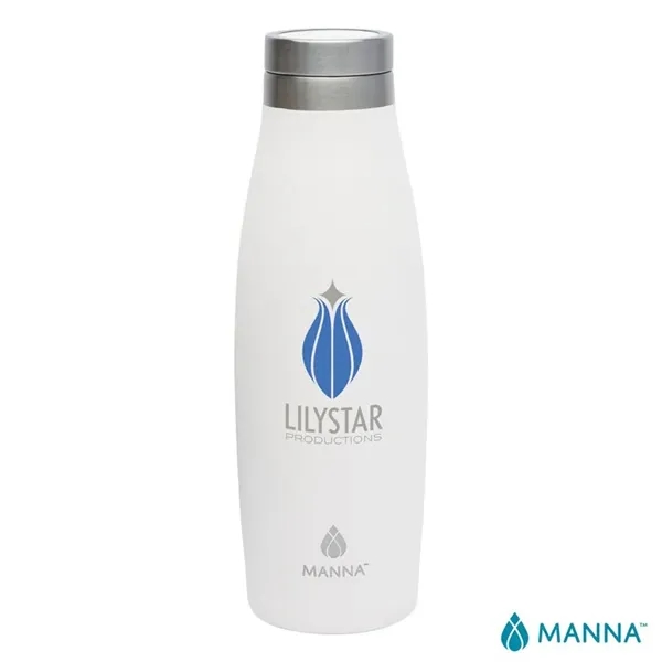2.75" x 9.31" x 2.75" Manna Oasis 18 oz. bottle with... from ASI 67866 Logomark/Valumark