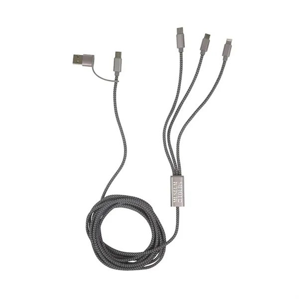 Virgo 9' RPET 5-in-1 Charging Cable... from ASI 67866 Logomark/Valumark
