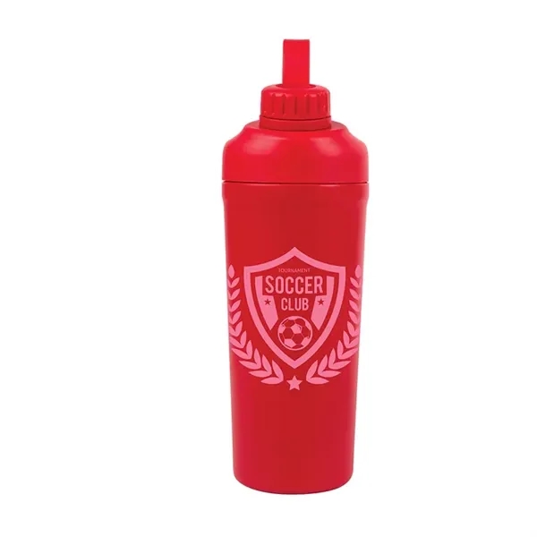 Longden 26 oz. Double Wall, Stainless Steel Shaker Bottle... from ASI 67866 Logomark/Valumark