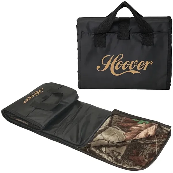 0.25" x 60" x 50" picnic blanket; includes two pockets, hook... from ASI 67866 Logomark/Valumark