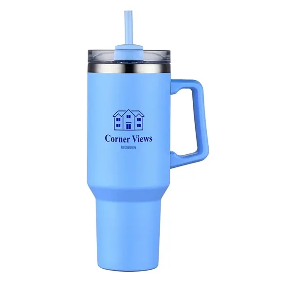 Lucas 40 oz. Double Wall, Stainless Steel Travel Mug... from ASI 67866 Logomark/Valumark