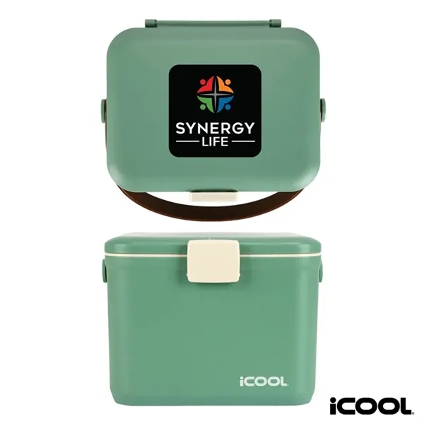 iCOOL® Hale 6-Can, 5.25 Qt Hard Sided Cooler... from ASI 67866 Logomark/Valumark