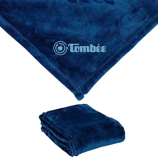 0.12" x 60" x 50" mink touch blanket; made from hypoallergenic... from ASI 67866 Logomark/Valumark